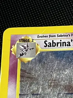 Pokemon TCG Sabrina's Gengar Gym Challenge Holo Card 14/132 Unlimited - Image 3