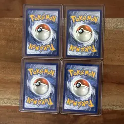 Pokemon English White Flare Illustration Rare Lot of 4 - NM+ Liepard Frillish - Image 2