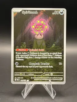 Pokemon TCG Spiritomb 148/132 Full Art Illustration Rare Holo Mega Evolution EN - Image 1