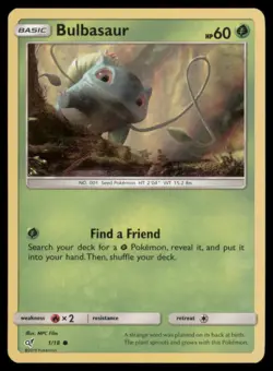 BULBASAUR 1/18 DET DETECTIVE PIKACHU POKEMON COMMON LP - Image 2