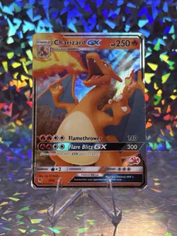 Charizard GX 9/68 Pokemon TCG Battle Academy Stamped Ultra Rare HP - Image 1