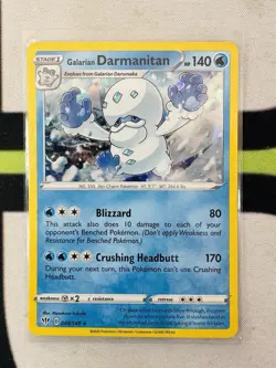 Pokemon Galarian Darmanitan 044/189 Cracked Ice Holo - Near Mint - Image 1