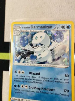 Pokemon Galarian Darmanitan 044/189 Cracked Ice Holo - Near Mint - Image 2
