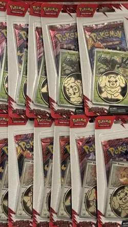 Lot of 50 - Pokemon TCG Destined Rivals Checklane Blister Pack Eevee & Zarude - Image 2