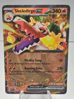 Pokemon Skeledirge ex SVP 034 Black Star Promo Ultra Rare Holo - Image 1
