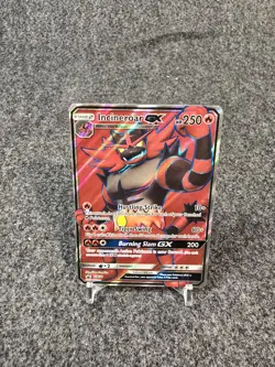 Pokemon TCG Incineroar GX SM38 Full Art Black Star Promo Sun & Moon 2017 MP - Image 1