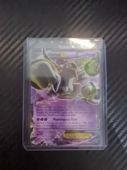 Pokemon TCG - Hoopa EX - XY Black Star Promo XY71 - Near Mint Condition - Image 1