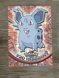 Nidoran 2000 Topps Pokemon #29 EX - Image 2
