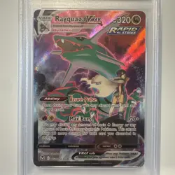 Pokemon TCG Rayquaza VMAX TG20/TG30 SWSH Silver Tempest PSA 9 Mint - Image 3