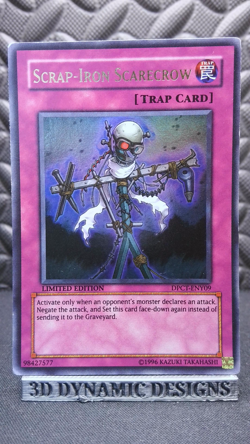 | Yugioh Scrap-Iron Scarecrow DPCT-ENY09 Ultra Rare 2010 Duelist Pack LP/PL | - Image 1