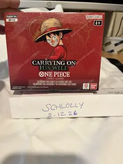 One Piece OP-13 Carrying On His Will Booster Box English Factory Sealed (peal) - Image 1