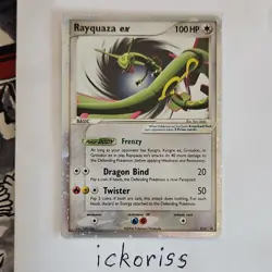 Pokemon Rayquaza EX Holo Promo Card Nintendo 039 Basic Dragon 100 HP Pokemon TCG - Image 1