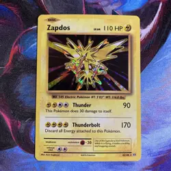 Pokemon Card TCG - Zapdos 42/108 Holo Rare XY Evolutions Near Mint - Image 1