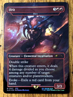 Mtg - Ifrit - Rainbow Foil - Fury - Commander - Legacy - WATCH ITEM VIDEO! (O_O) - Image 4