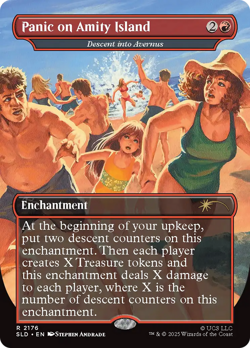 Panic on Amity Island X (1) - Secret Lair - Jaws - Non-Foil - 4RCards - Image 1