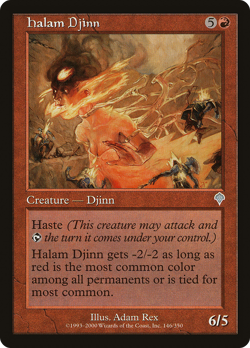 Halam Djinn-(x4) - EX/NM-Invasion-U-MTG-4RCards - Image 1