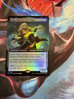 MTG - Tam, Mindful First-Year (Extended Art Foil) - Lorwyn Eclipsed 0380 - Image 1