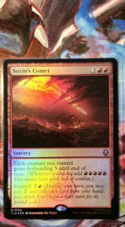 Sozin's Comet Foil Avatar: The Last Airbender NM Pack Fresh - Image 1