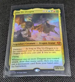 The Ur-Dragon Foil - Mythic - Commander Masters MTG Magic the Gathering 0361 - Image 2