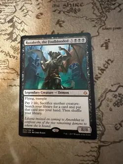 Magic: The Gathering Razaketh, The Foulblooded NM M 0181 - Image 1