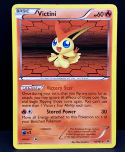 Victini 14/101 - Noble Victories Black & White Holo Rare Pokemon Card TCG 2011 - Image 1