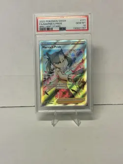 Pokemon 2022 Brilliant Stars Marnie's Pride Full Art Card #171/172 PSA 10 - Image 1
