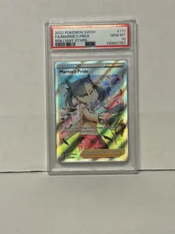 Pokemon 2022 Brilliant Stars Marnie's Pride Full Art Card #171/172 PSA 10 - Image 2