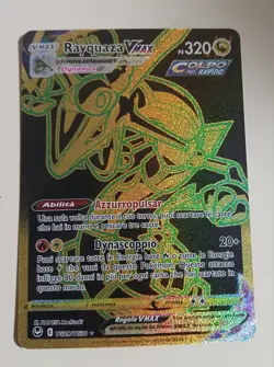 Carte Pokemon RAYQUAZA Vmax TG29/TG30 ITA Black Gold Rara Tempesta Argentata Nm - Image 1