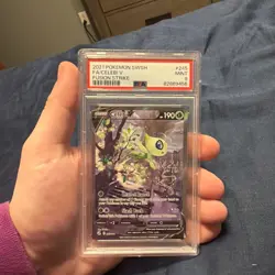 PSA 9 Celebi V 245/264 Pokemon Sword Shield Fusion Strike Alternate Alt Art - Image 1