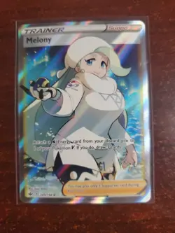 Pokemon TCG Melony (Full Art) 195/198 Sword & Shield - Chilling Reign Holo - Image 1