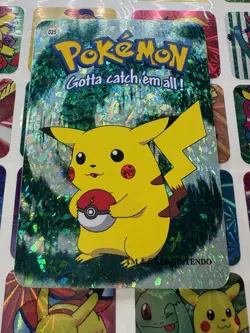 Pokemon Charizard Vintage Pocket Monsters Vending HOLO Prism Sticker 99 Nintendo - Image 1