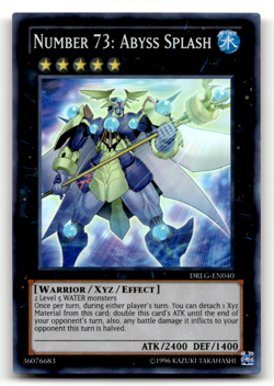 Number 73: Abyss Splash DRLG-EN040 Unlimited Super Rare Dragons of Legend LP - Image 1