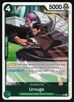 Urouge OP07-021 One Piece TCG Foil R NM - Image 1