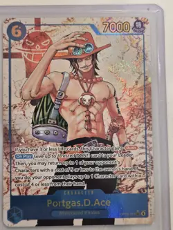 One Piece TCG Portgas D. Ace OP13‑119 Alt Art SEC Carrying on His Will - Image 1