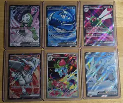 Pokemon Full Art Lot 6 Cards Total Near Mint Condition - Image 1