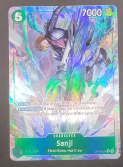 One Piece Card Game TCG Sanji OP13-027 Alt Art M/NM Condition - Image 1