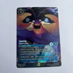 Disney Lorcana Tamatoa Happy as a Clam Enchanted Card 219/204 Archazia's Island - Image 1