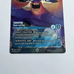 Disney Lorcana Tamatoa Happy as a Clam Enchanted Card 219/204 Archazia's Island - Image 2