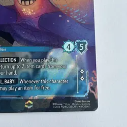 Disney Lorcana Tamatoa Happy as a Clam Enchanted Card 219/204 Archazia's Island - Image 5