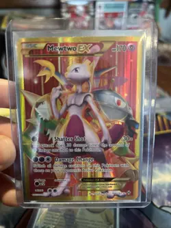 Pokemon Mewtwo EX Full Art Secret Rare Holo Card Breakthrough 164/162 XY - Image 1