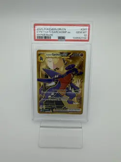 Cynthia's Garchomp EX Destined Rivals Hyper Rare Card #241 PSA 10 Mint! - Image 1
