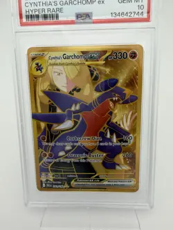 Cynthia's Garchomp EX Destined Rivals Hyper Rare Card #241 PSA 10 Mint! - Image 3