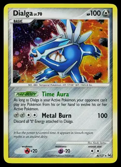 Pokemon Card - Dialga Platinum 6/127 Holo Rare - Image 1