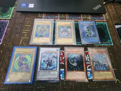 Yugioh vintage cards lot - 7 cards RARE Dark Magician Red-Eyes NM Singles - Image 2