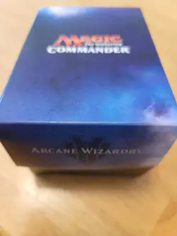 2017 Magic the Gathering Arcane Wizardry BLUE Commander Deck 72 Cards INCOMPLETE - Image 1