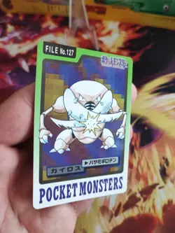 Pokemon Karte Card Pinsir Pocket Monster Carddass 1997 Bandai japanese NM- - Image 2