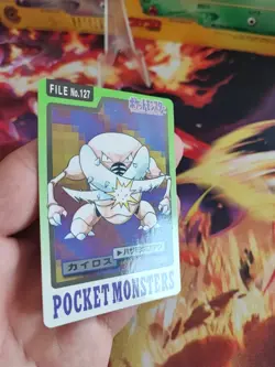 Pokemon Karte Card Pinsir Pocket Monster Carddass 1997 Bandai japanese NM- - Image 5