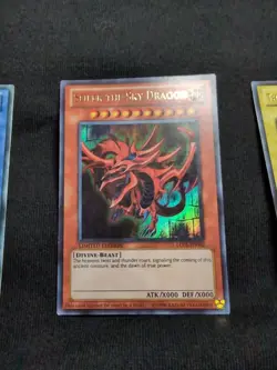 YuGiOh EGYPTIAN GODS CARDS OBELISK SLIFER RA Legendary 25th Anniversary LC01 - Image 4