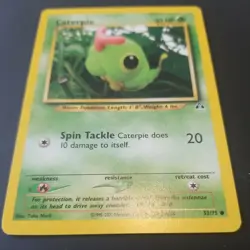 CATERPIE 53/75 - Neo Discovery - Common - VINTAGE Pokemon Card - Unlimited -NM - Image 1