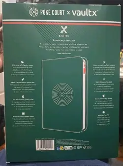 Poke Court Edition Vault X Exclusive 9-Pocket Exo-Tec Zip Binder Green 360 Cards - Image 2